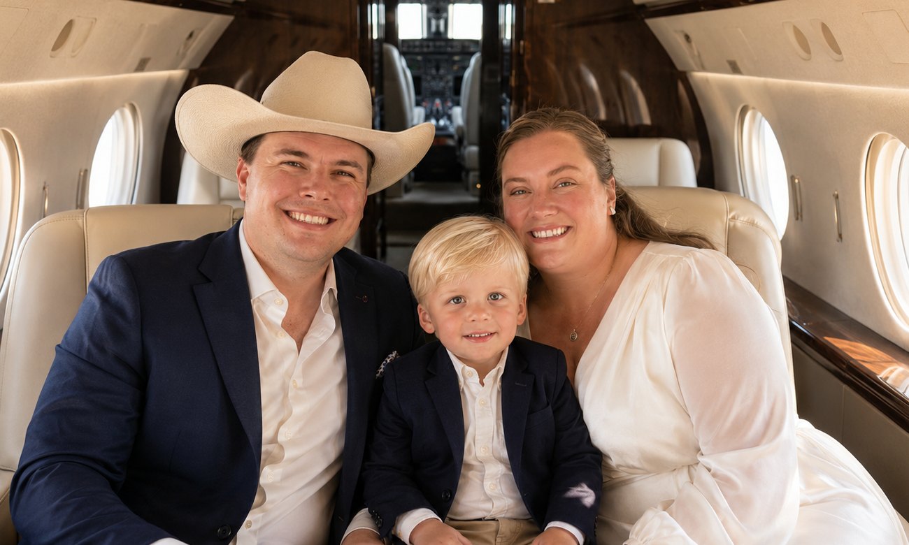 Ryan NeGron with his family